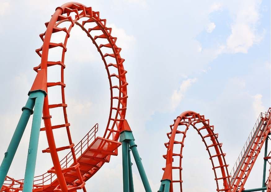 white minimal happy new year photos card